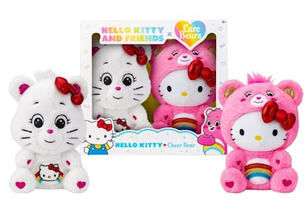 Care Bears Hello Kitty Plush Pack