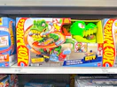 hot wheels t-rex blaze battle playset sitting on a target shelf