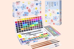 Portable Watercolor Paint Set B0DBGYX5CW