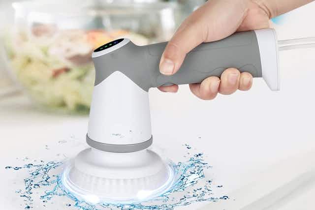 This $39.99 Electric Spin Scrubber Is Now Just $9.99 on Amazon card image