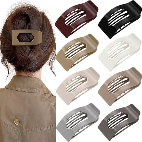Flat Hair Clips 8-Pack