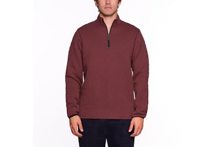 Lands' End Men's Quarter-Zip Pullover