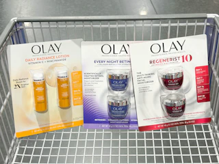 olay products in shopping cart