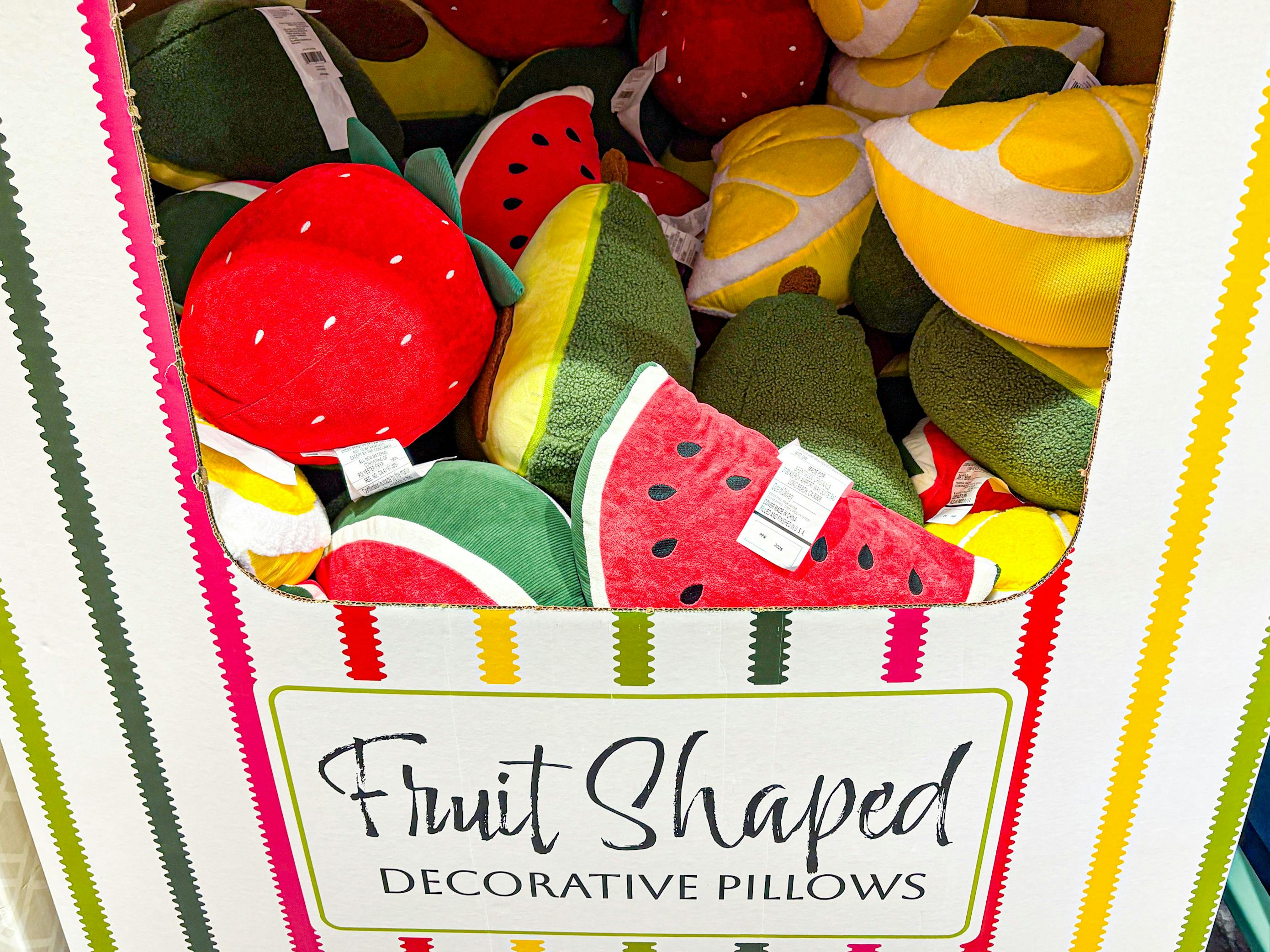 Fruit-Shaped Decorative Pillow