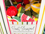 Fruit-Shaped Decorative Pillow