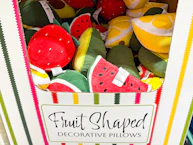 Fruit-Shaped Decorative Pillow