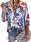 Women's Pineapple Print Blouse