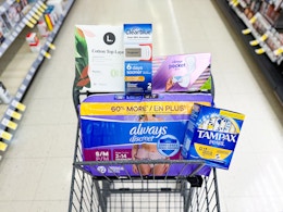 Save Big on Feminine Care at Walgreens: $3.50 Tampax, $4 Always, and More card image