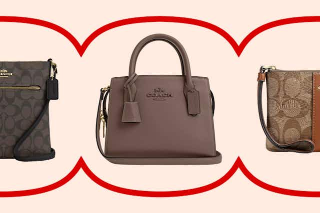 Get an Extra 15% Off at Coach: $25 Wristlet, $59 Wallet, and $118 Tote Bag card image