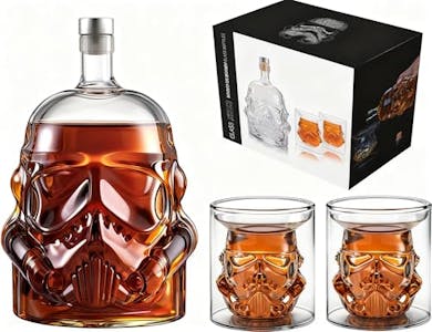 Whiskey Decanter Set with 2 Glasses