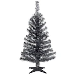 National Tree Black Tinsel Tree