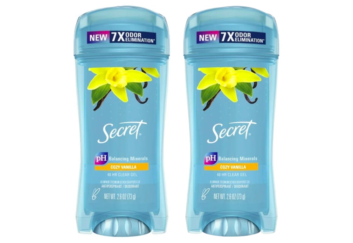 2 Secret Deodorants