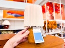 accent lamp sitting on a target table