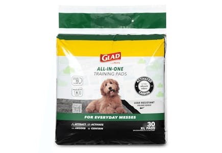 Glad Charcoal Dog Training Pads
