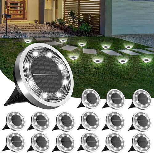 Solar Ground Lights 16-Pack
