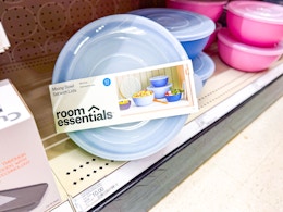 10-piece mixing bowl set sitting on a target shelf