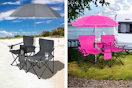 Double Chair and Umbrella Set