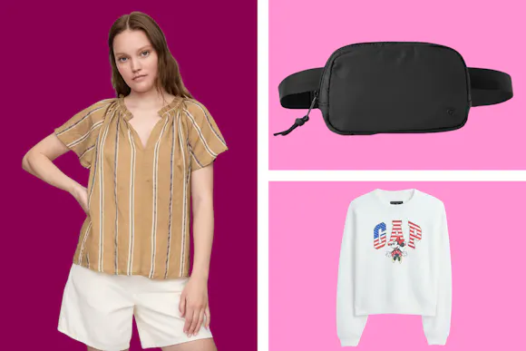 Extra 55% Off at The Great Gap Sale: Tops as Low as $8, $7 Belt Bag and More