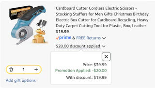 Amazon Electric Cardboard Cutter 2025