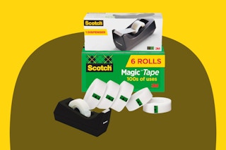 Scotch Magic Tape with Scotch Desktop Dispenser, 6 Rolls