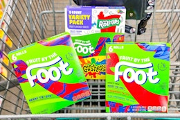 general mills fruit snacks in shopping cart