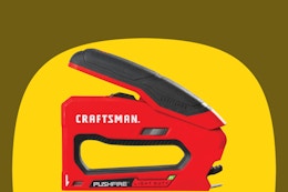 Craftsman Pushfire Stapler, Just $12 on Amazon card image