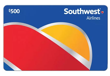 $500 Southwest Gift Card