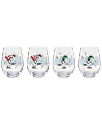 Lenox Snoopy Skating Tumblers
