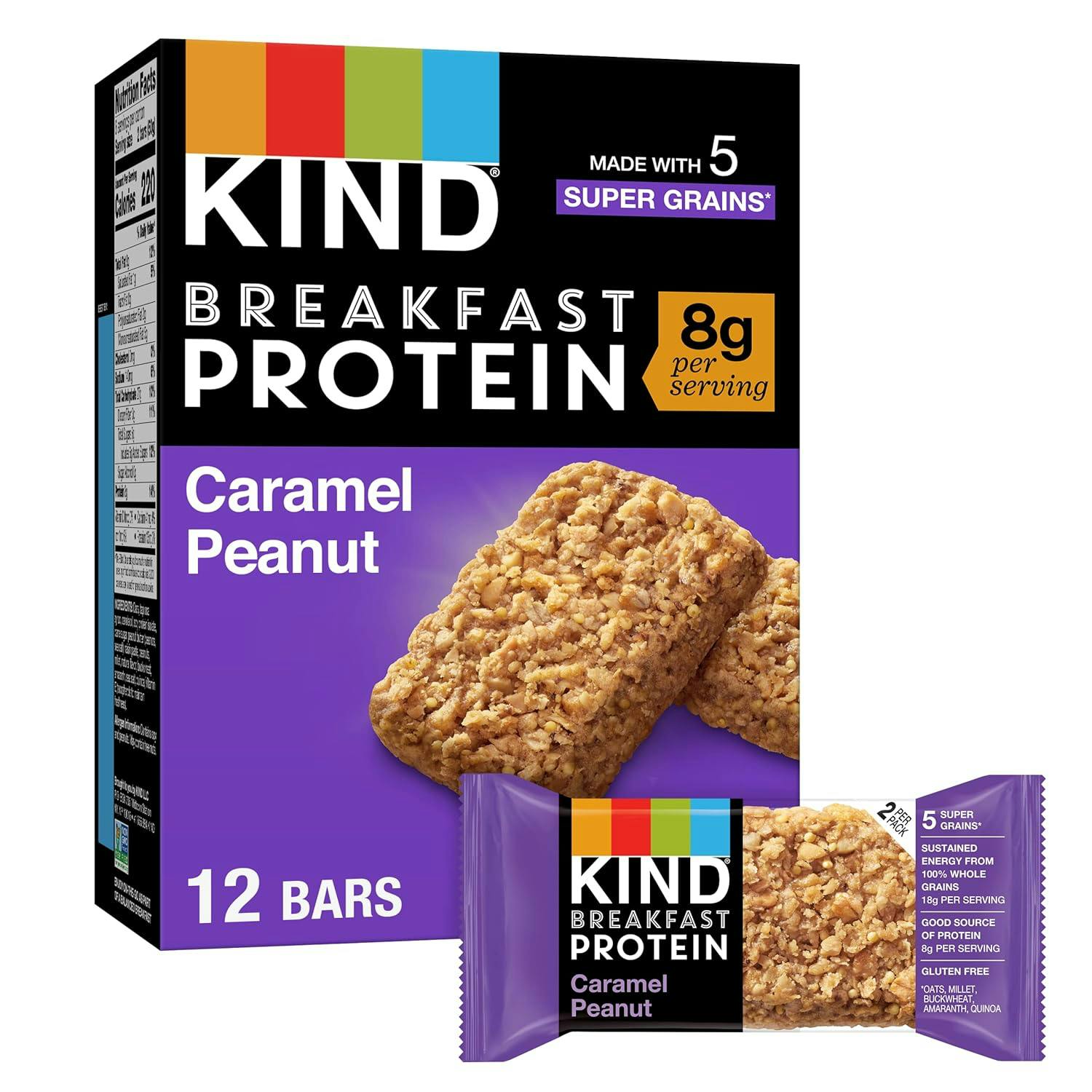 2 Kind Protein Breakfast Bar Packs