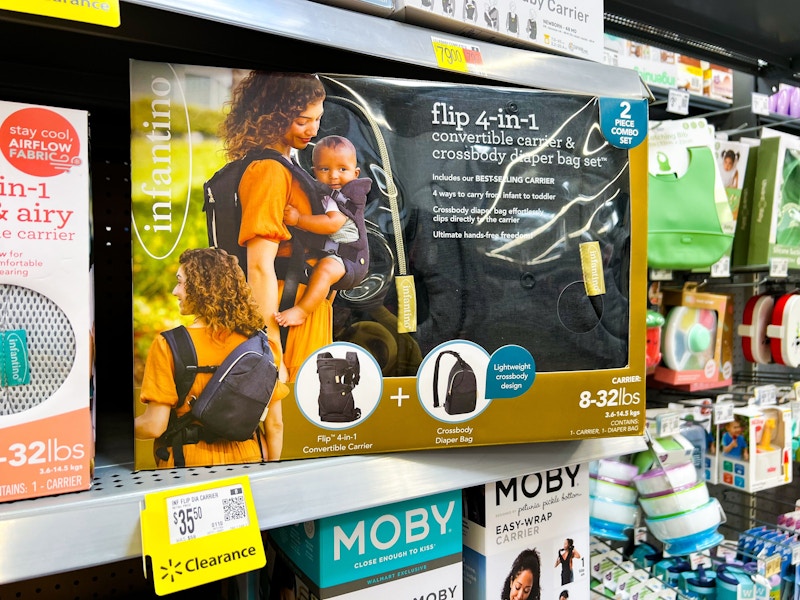 Infantino Flip 4-in-1 Carrier on Walmart shelf