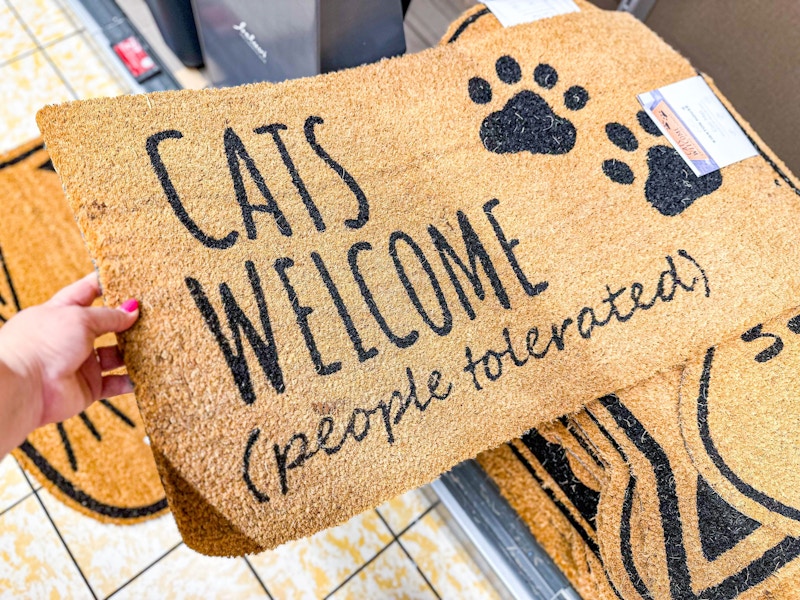 aldi cats welcome pet coir mat