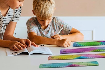 rulers on a table