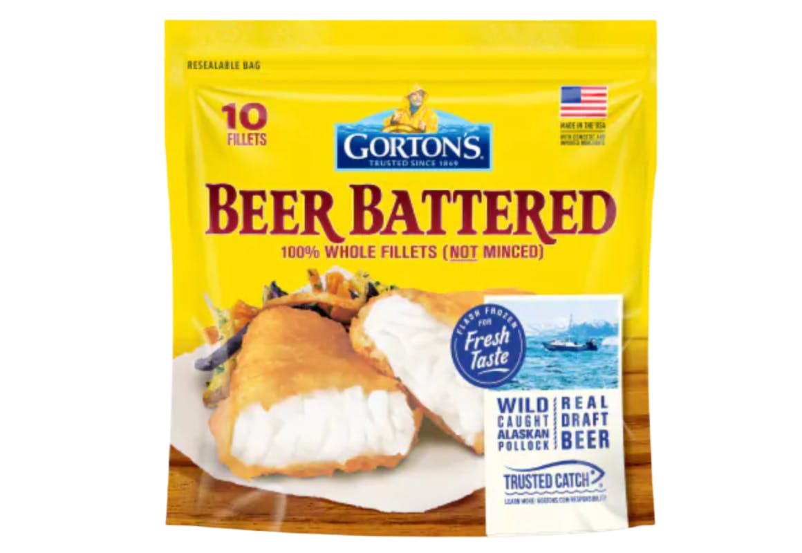 2 Gorton's Frozen Seafood Bags
