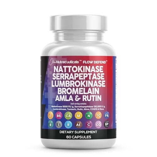 Nattokinase & Serrapeptase Supplement