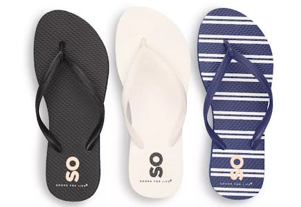 SO Women's Flip Flops