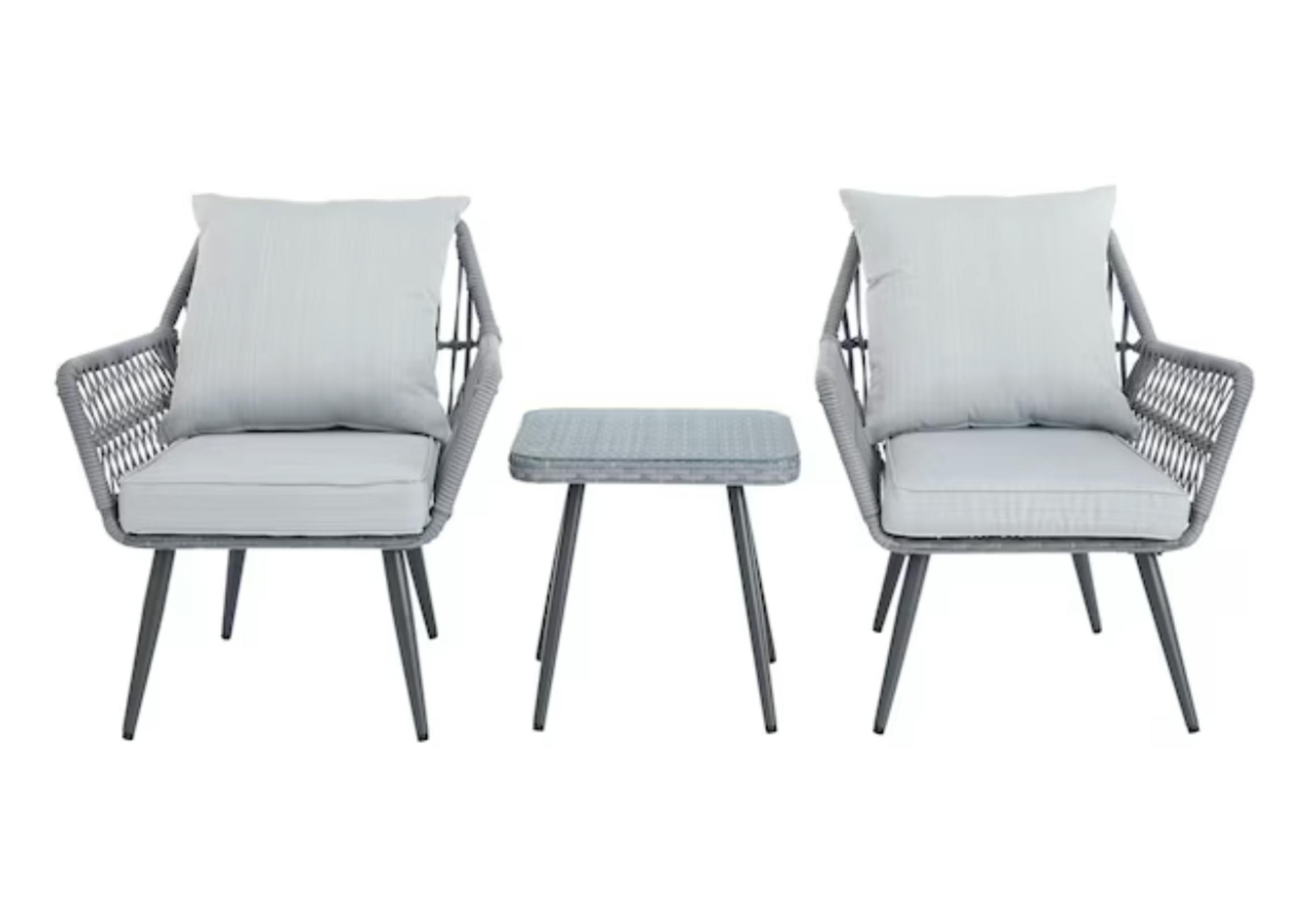 Wicker Patio Conversation Set