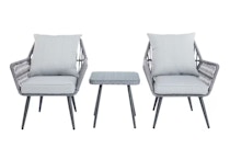 Wicker Patio Conversation Set