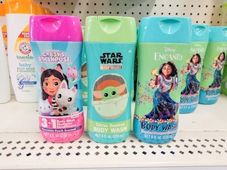 gabbys dollhouse, encanto, and star wars body wash
