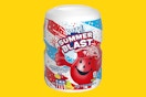 Kool-Aid Drink Mix on a yellow background