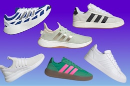 Adidas Deal Drops: $17 Grand Court Sneakers, Cloudfoams, and More card image