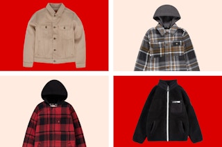 4 different styles of Levi's kids' jackets