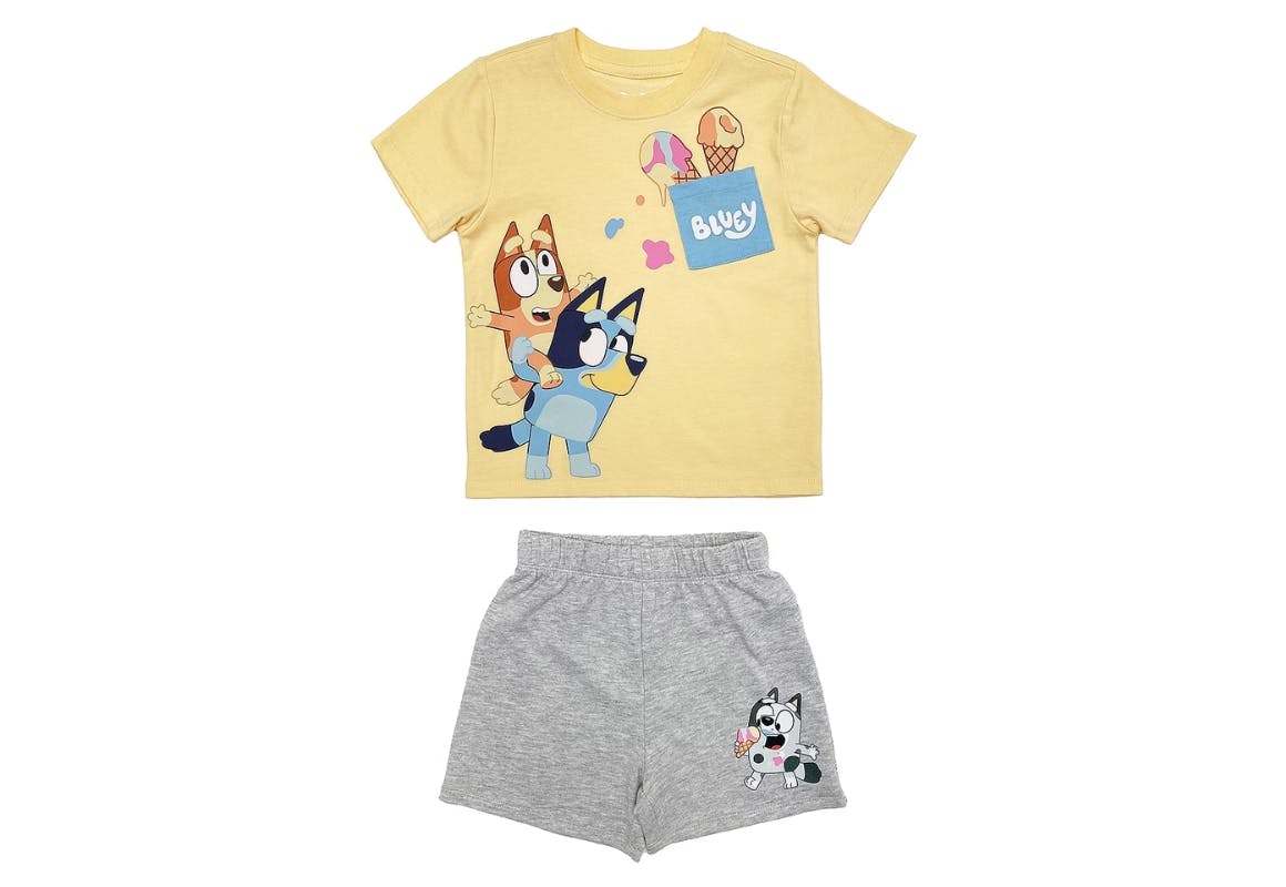 Bluey Toddler Short Set