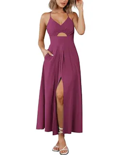 BTFBM Women's Midi Summer Dress
