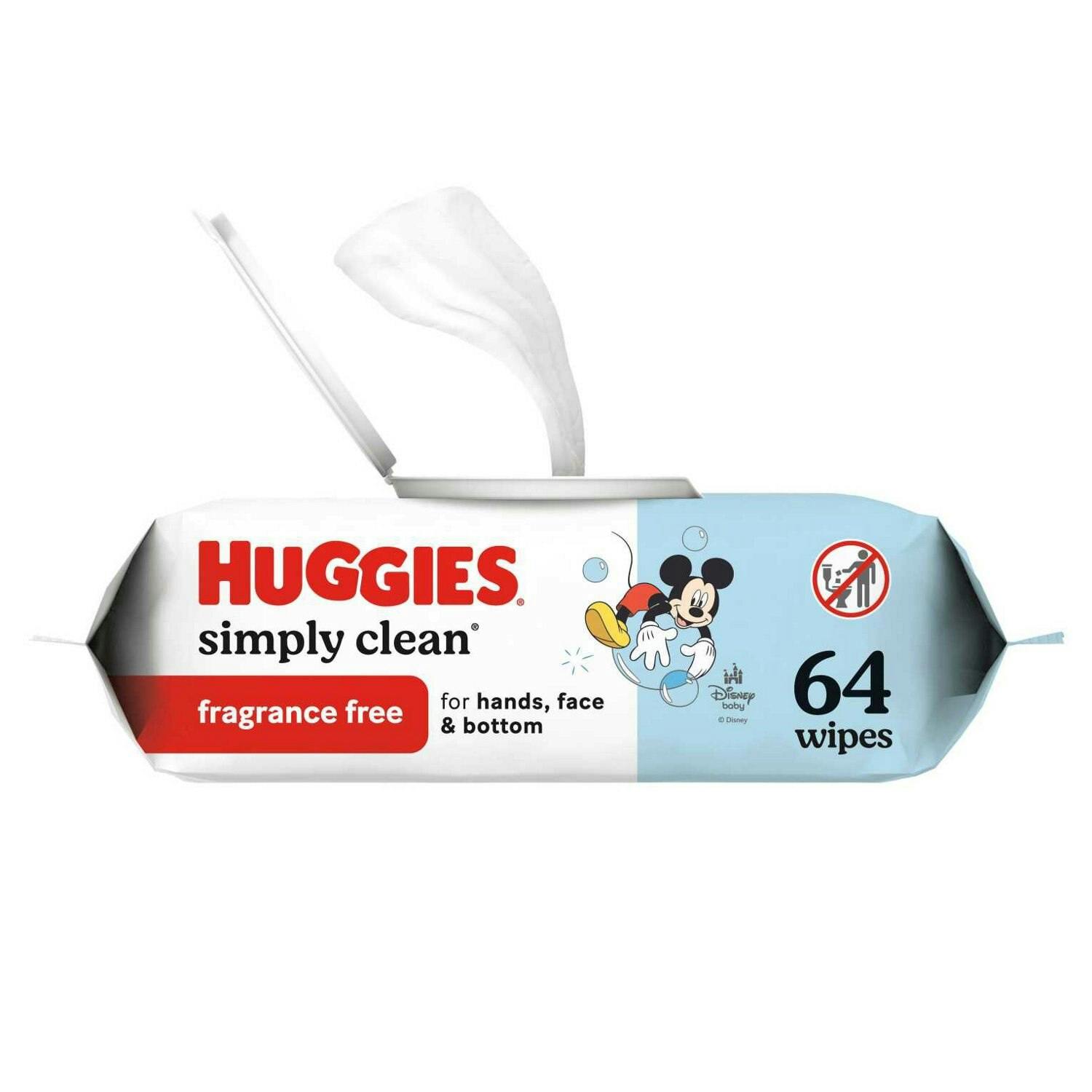 2 Huggies Baby Wipe Packs