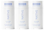 3 Native Sensitive Deodorants