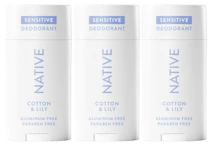 3 Native Sensitive Deodorants
