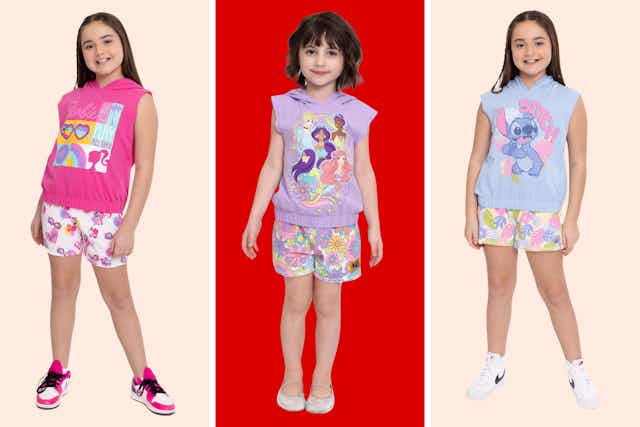 Disney Hoodie and Shorts Sets, Only $10.98 at Walmart card image