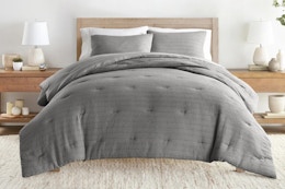 Linens & Hutch Waffle Comforter Sets Start at Just $48 (Reg. $173+) card image