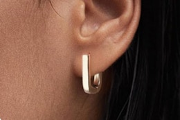 Sterling Silver Hoop Earrings, Only $4.98 on Amazon card image