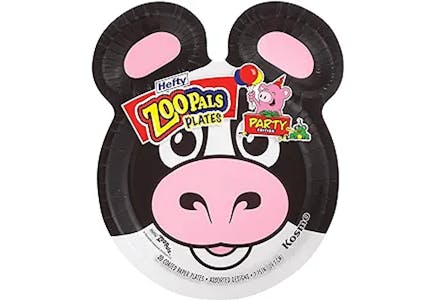 Hefty Zoo Pals Paper Plates 